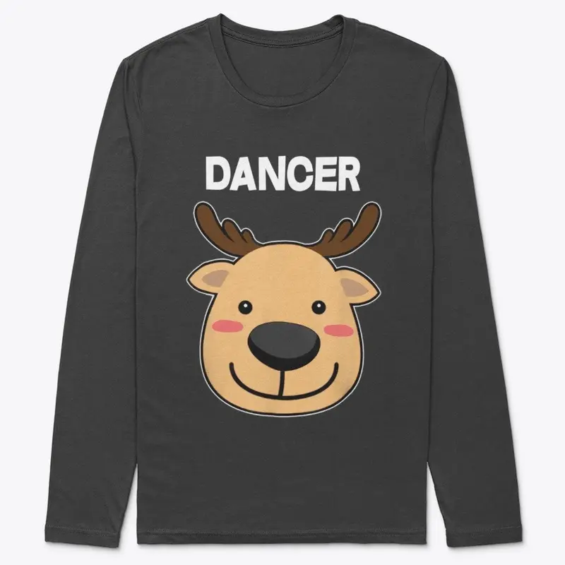 Santa Reindeer Dancer T-Shirt Christmas