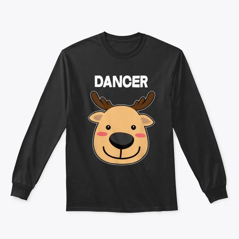 Santa Reindeer Dancer T-Shirt Christmas