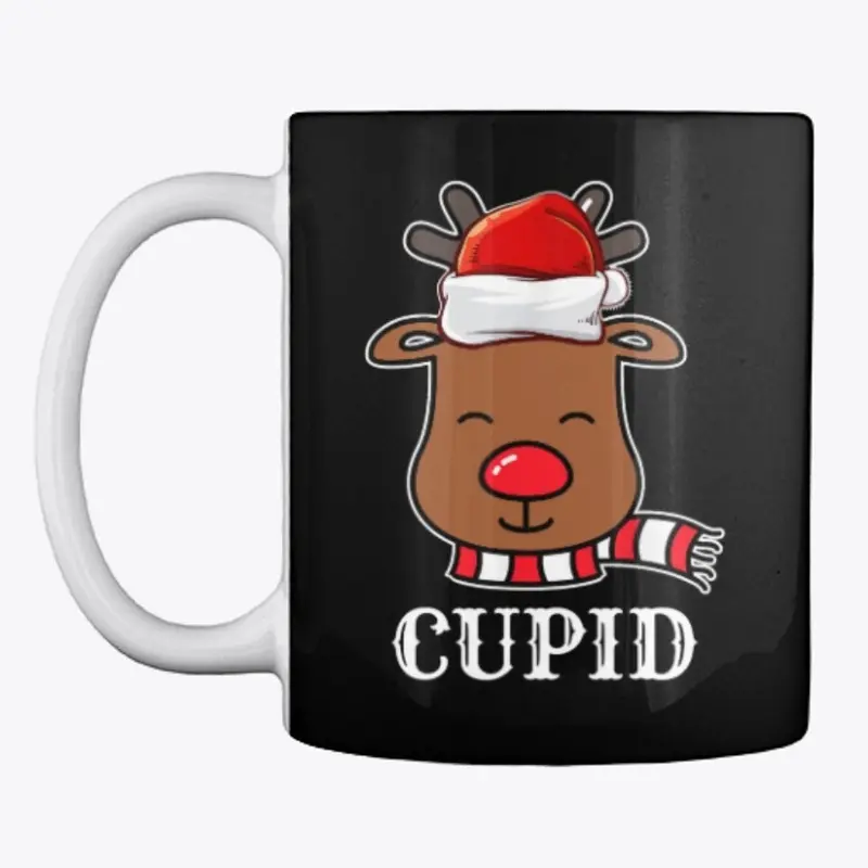 Santa Reindeer Cupid Xmas