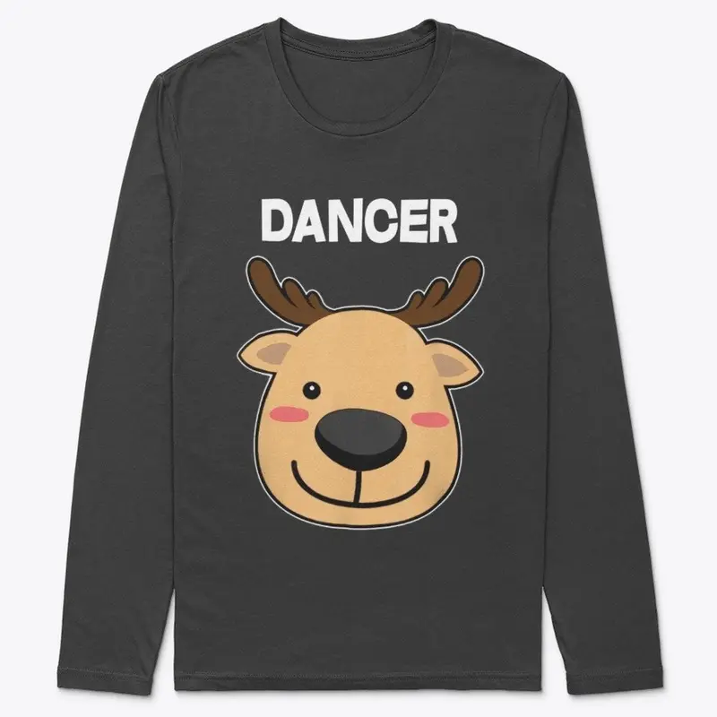 Santa Reindeer Dancer T-Shirt Christmas