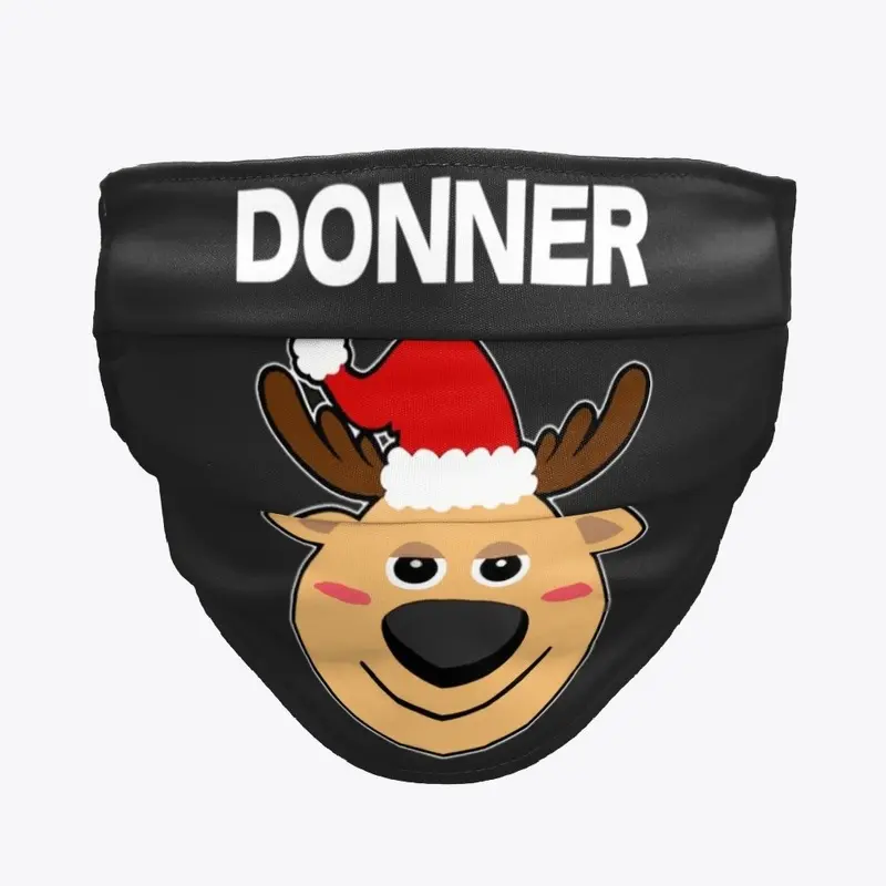 Santa Reindeer Donner T-Shirt Christmas 