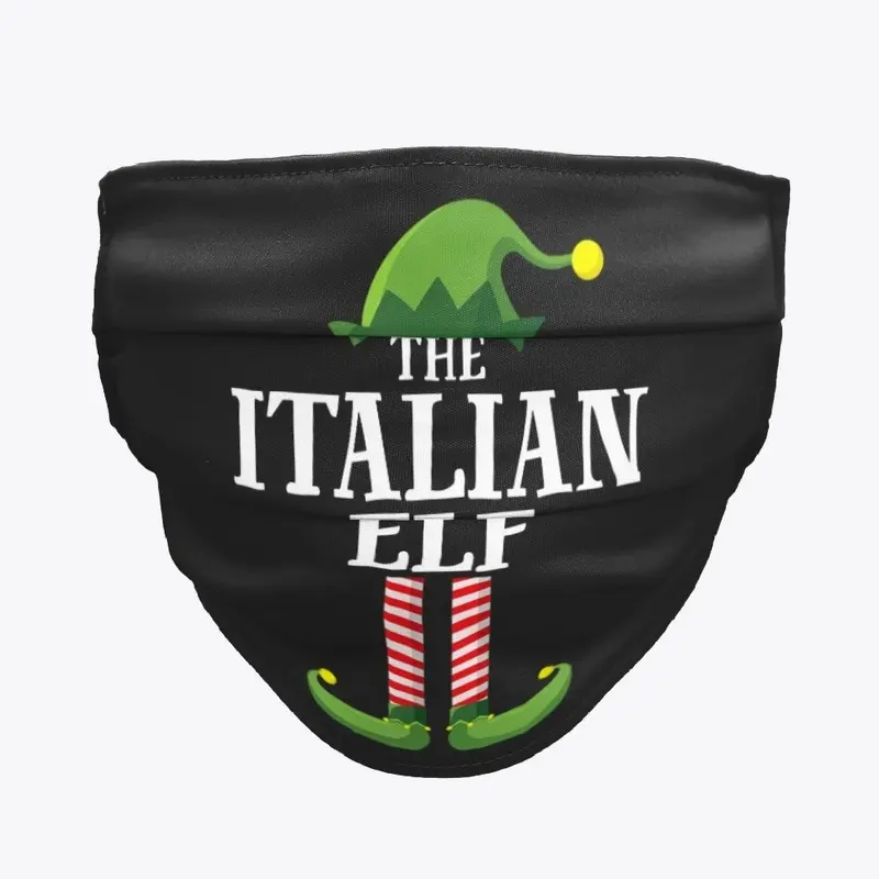 Italian Elf Matching Xmas Party  T-shirt