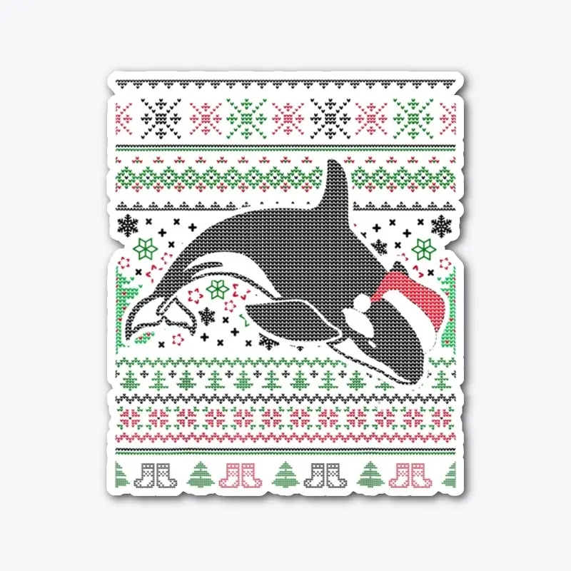 Ocean Santa Marine Orca Whale Ugly Chris