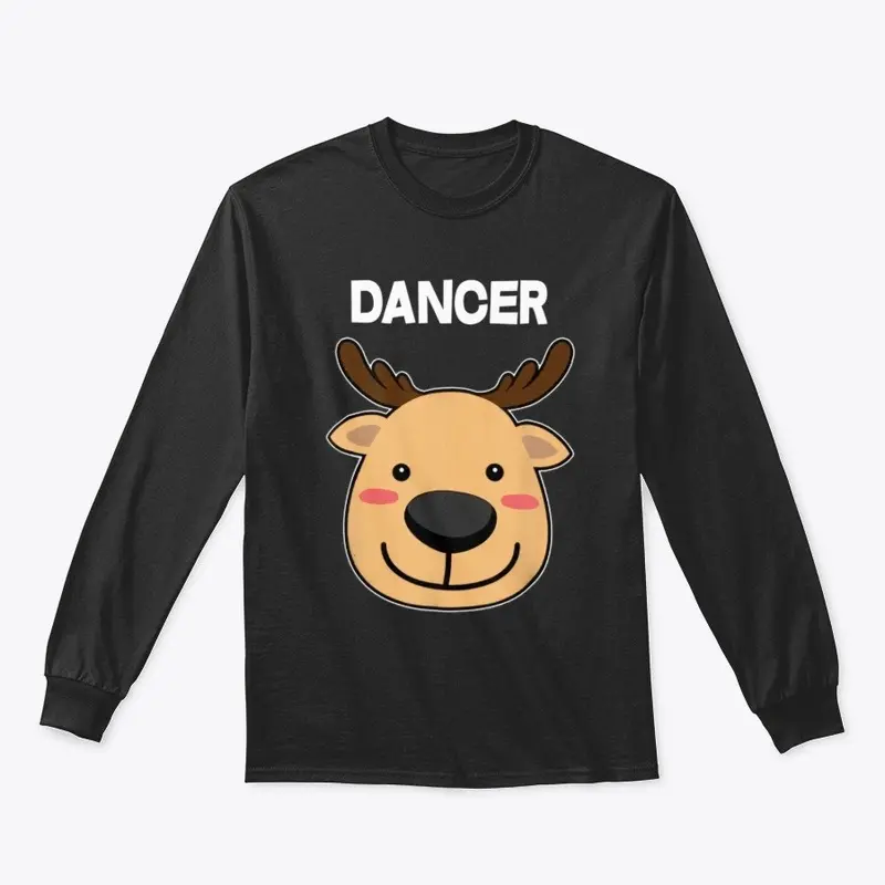 Santa Reindeer Dancer T-Shirt Christmas