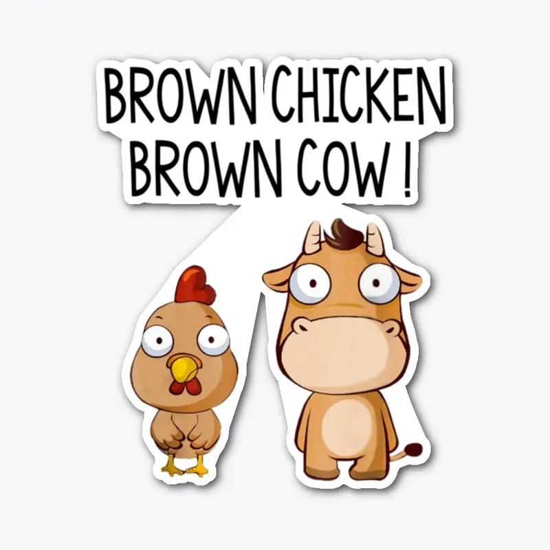 Brown Chicken Brown Cow Pop Culture Tee