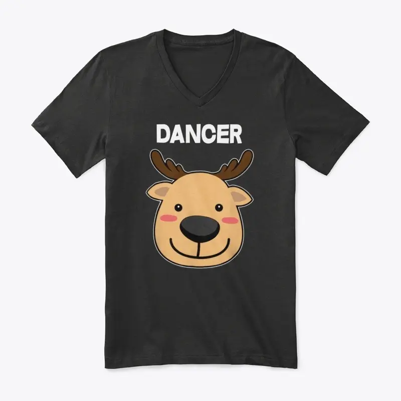 Santa Reindeer Dancer T-Shirt Christmas