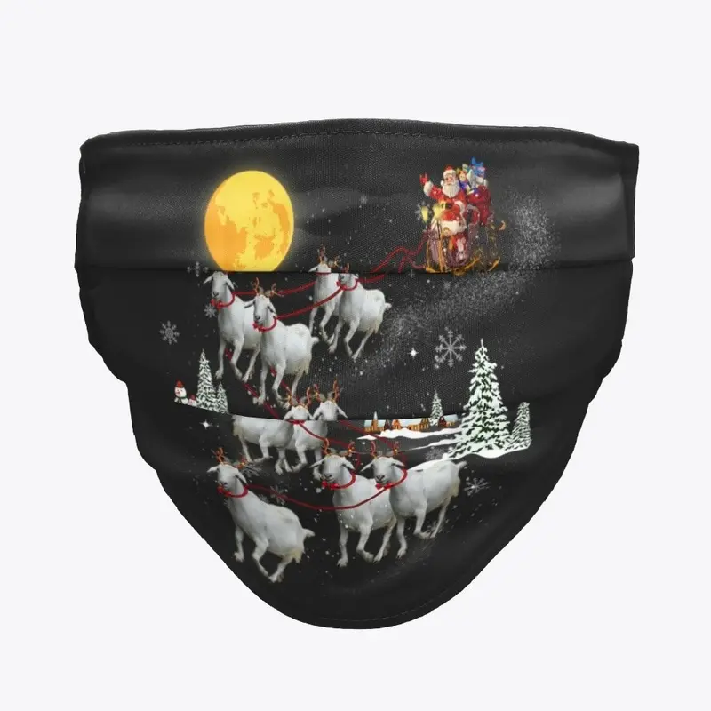 Funny Santa Riding Goat Ugly Xmas Gifts 