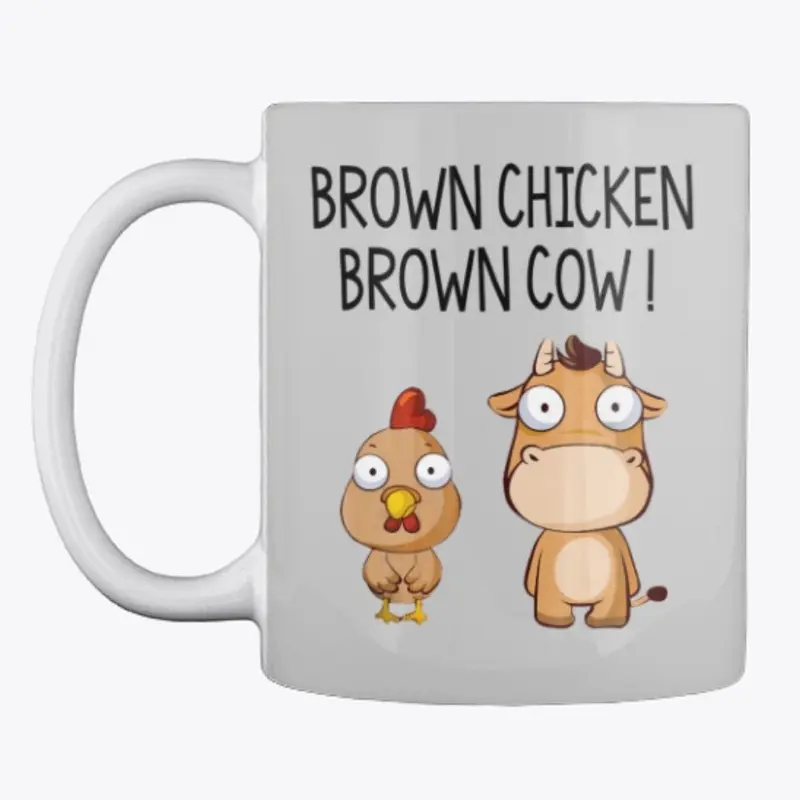 Brown Chicken Brown Cow Pop Culture Tee