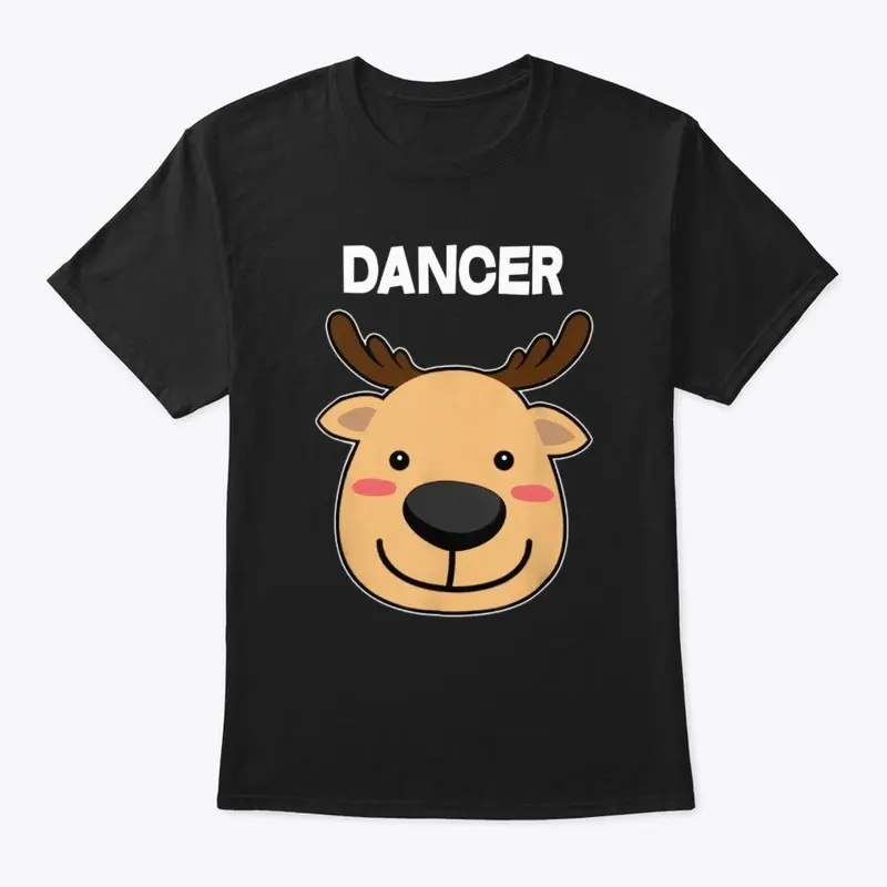 Santa Reindeer Dancer T-Shirt Christmas